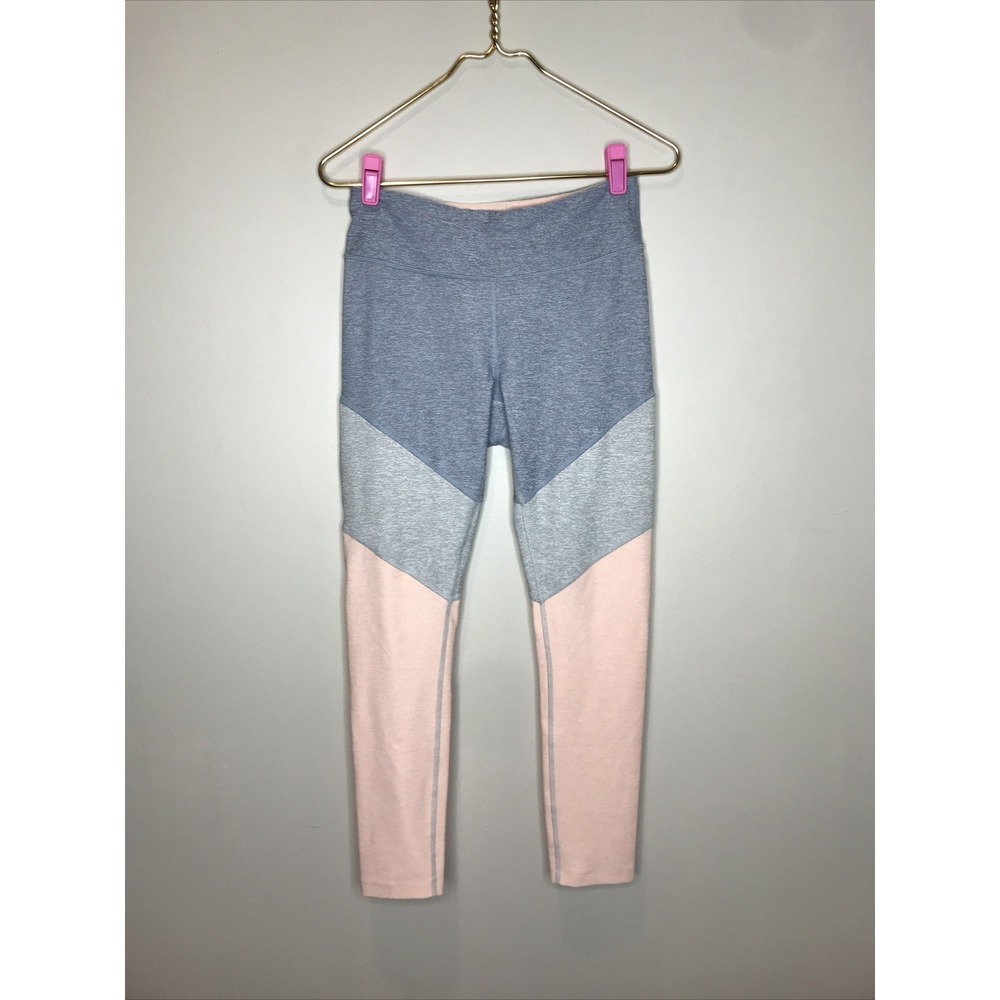 Women's Outdoor Voices Colorblock Leggings Grey Pink Medium M